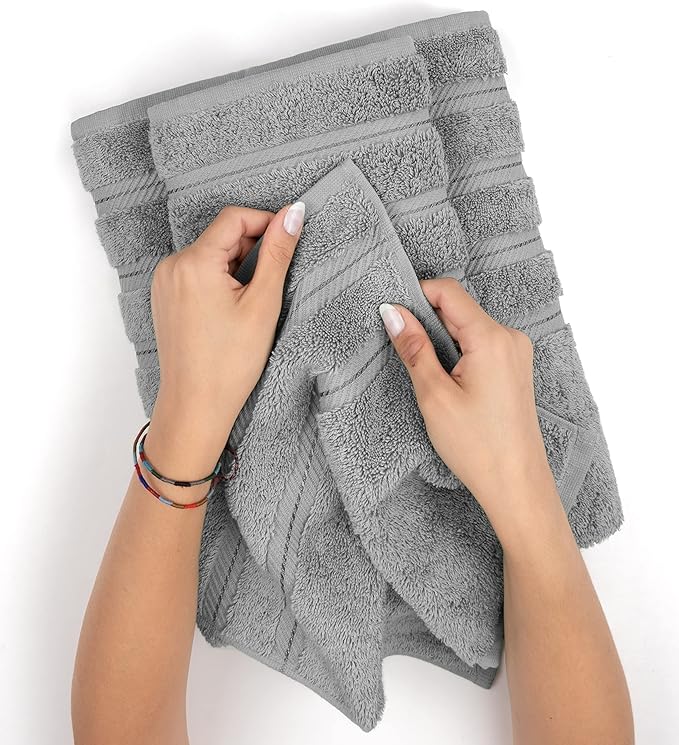 American Soft Linen Luxury 6 Piece Towel Set, 2 Bath Towels 2 Hand Towel 2 - Image 6