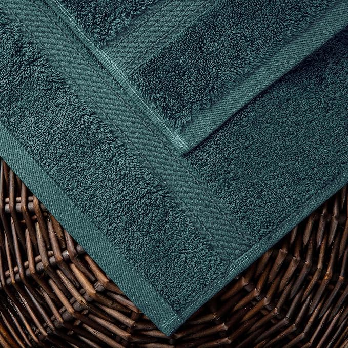 SUPERIOR Egyptian Cotton Pile 10 Piece Towel Set, Includes 2 Bath, 4 Hand - Image 4