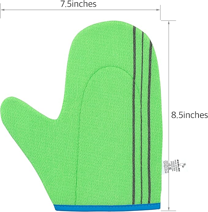 Exfoliating Glove Korean Skin Care Body wash loofah face Lip Body Scrub Dry - Image 7