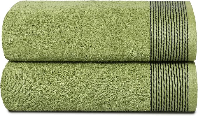 Belizzi Home Ultra Soft 2 Pack Oversized Bath Towel Set 28x55 inches, 100% by Unknown