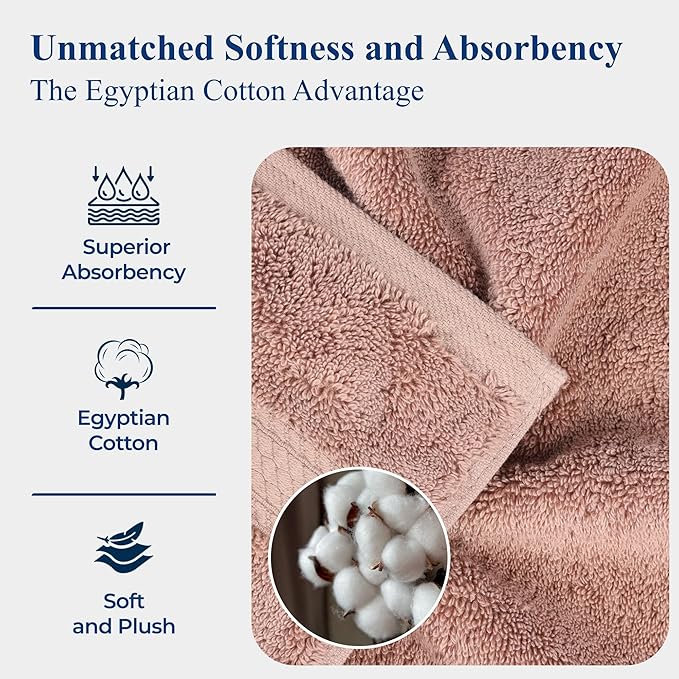 Superior Egyptian Cotton Pile 9-Piece Towel Set, 3 Bath, 3 Hand, 3 Face - Image 10