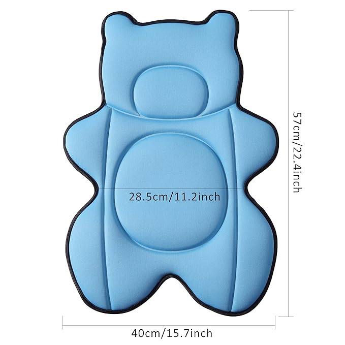 Infant Baby Bath Cushion, Fits Inside Most Baby Bathtubs, Breathable Soft Baby - Image 2