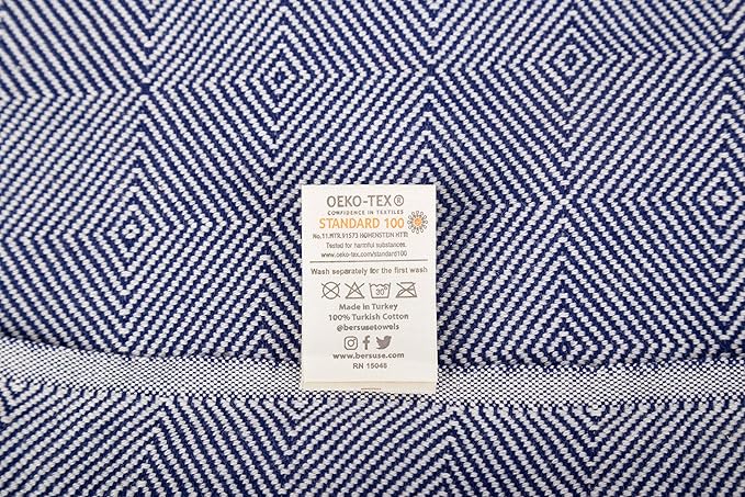 Bersuse 100% Cotton Milas XL Throw Blanket - Image 9