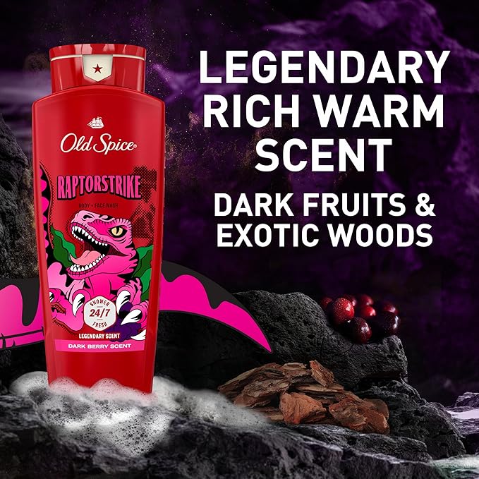 Old Spice Cleansing Body Wash for Men, 3X Defense, 24/7 Shower Fresh - Image 8