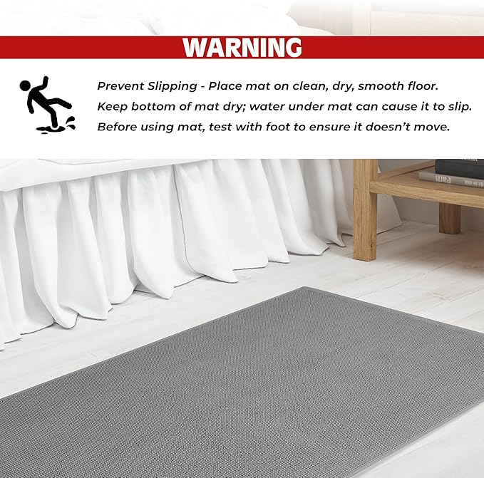 Cotton Paradise 100% Cotton Non Slip Bath Mats - Image 6