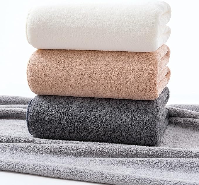 Lumimi Towels 6 Piece Soft Microfiber Bath Towel Set Salon Gym Yoga Travel - Image 6