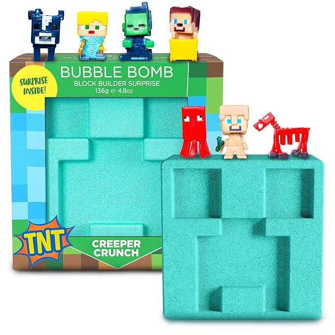 TNT Creeper Bath Bomb for Kids by TwoSisters