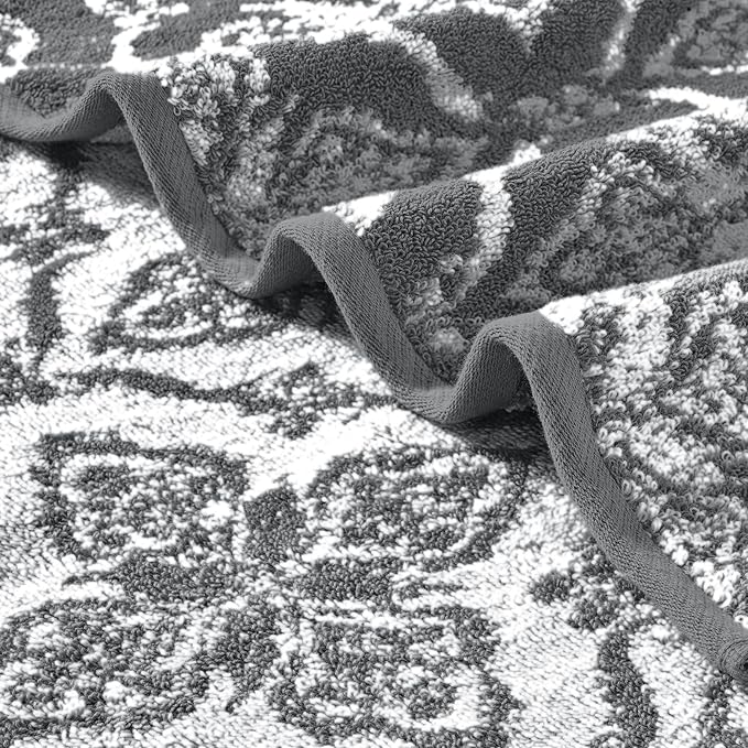 Modern Threads Amaris 6-Piece Reversible Yarn Dyed Jacquard Towel Set - Image 3