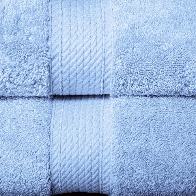 SUPERIOR Egyptian Cotton Pile 10 Piece Towel Set, Includes 2 Bath, 4 Hand - Image 7
