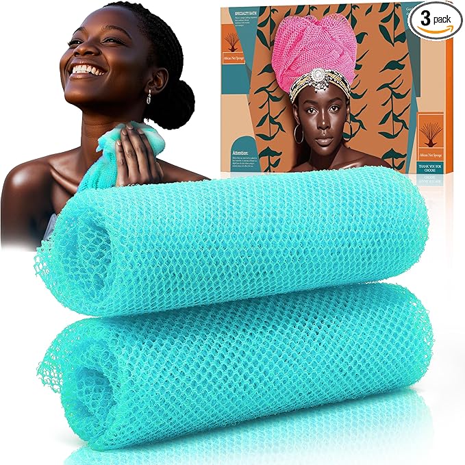 2 Pieces African Net Sponge – Premium African Net Sponge by SpiralScgv