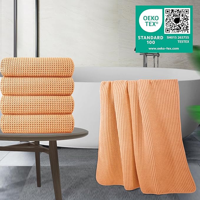 POLYTE 430 GSM Microfiber Oversize Quick Dry Lint Free Bath Towel, 60 x 30 in - Image 2