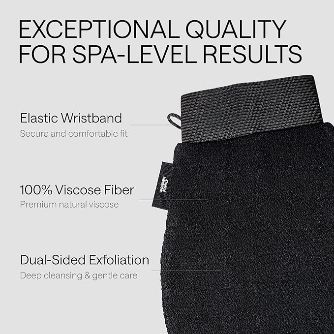 Korean Exfoliating Glove for Shower – Deep Body Scrubber & Face Exfoliator – - Image 4