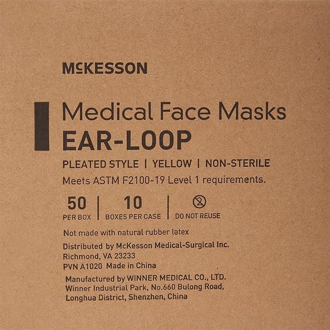 McKesson Procedure Mask Pleated 91-2101 - Image 9