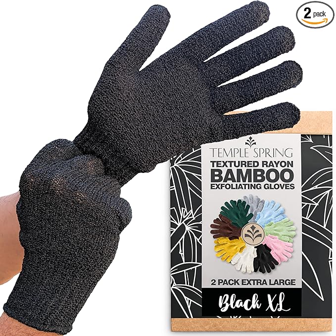 Temple Spring Exfoliating Gloves by TempleSpring%7CRelaxRefreshRecharge