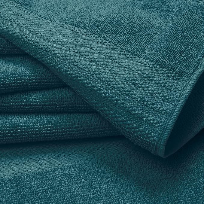 GLAMBURG Premium Cotton 4 Pack Bath Towel Set - Image 2