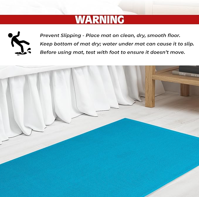 Cotton Paradise 100% Cotton Non Slip Bath Mats - Image 6