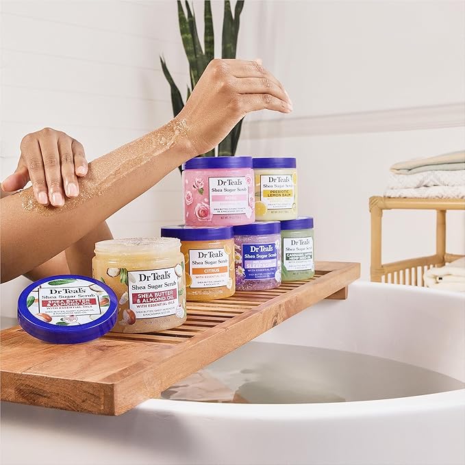 Dr Teal's Shea Sugar Sleep Scrub, - Image 7