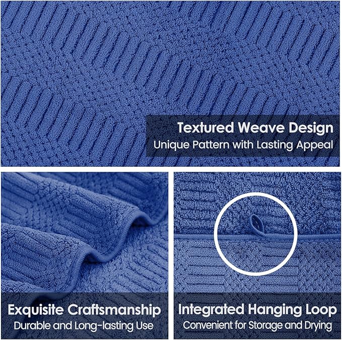 JML Microfiber Bath Towels, Large Bathroom Towel 2 Pack, Super Absorbent and - Image 3