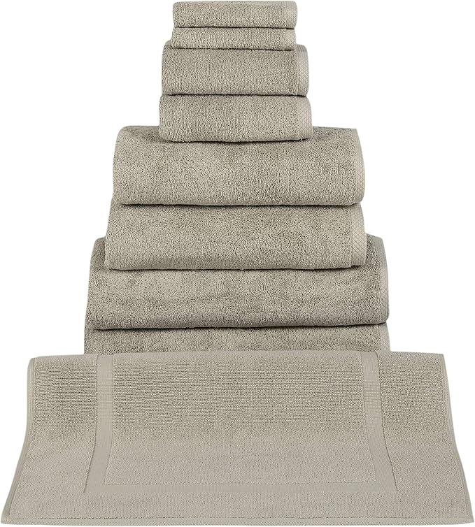 Classic Turkish Towels CTT Set of 9-100% Turkish Cotton, Absorbent & Comfy - Image 6