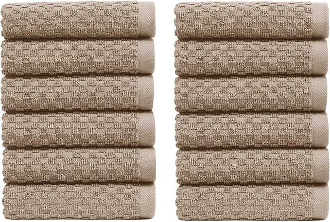 COTTON CRAFT Euro Spa Waffle Wash Cloth by COTTONCRAFT