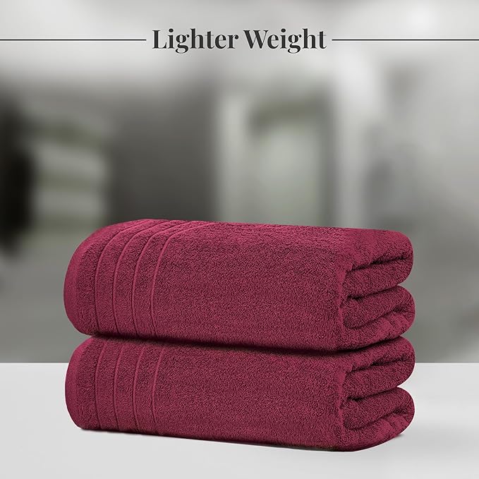 Tens Towels Pack of 8 Towels Set, 2 Extra Large Bath, 2 Hand, 4 Washcloths - Image 4
