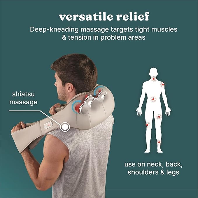 Homedics Shiatsu Deluxe Neck & Shoulder Massager - Image 5