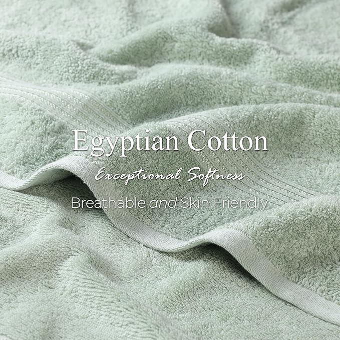Superior Egyptian Cotton 6-Piece Towel Set, Bathroom Essentials, Towels - Image 8