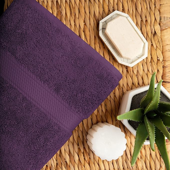 SUPERIOR Egyptian Cotton Pile 10 Piece Towel Set, Includes 2 Bath, 4 Hand - Image 6