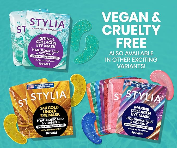 Stylia Under Eye Patches for Puffy Eyes and Dark Circles - Image 7