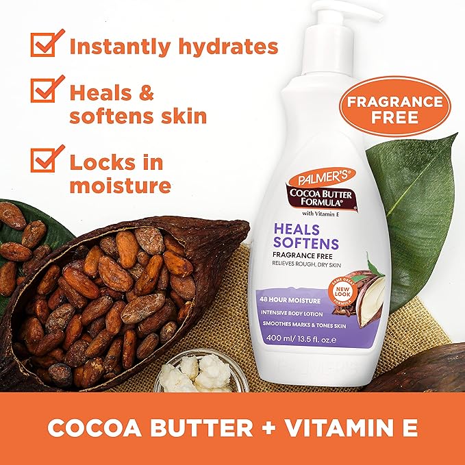 Palmer's Cocoa Butter Formula Daily Skin Therapy Fragrance Free Lotion - Image 3