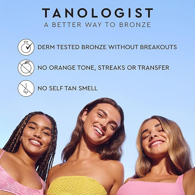 Tanologist Blending Brush, For Tanning Mousse, Water & Gradual Tanning Lotion - Image 2