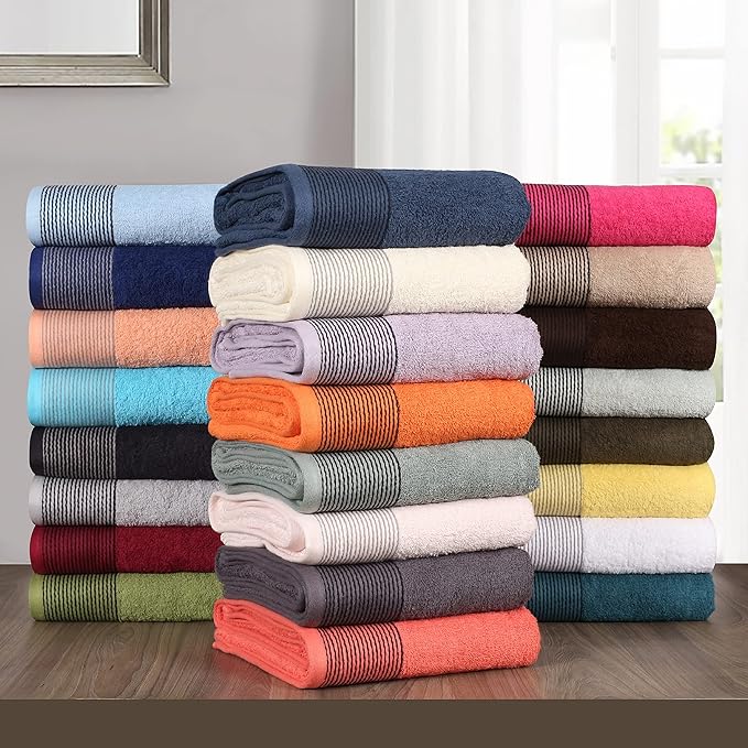 BELIZZI HOME Ultra Soft 2 Pack Oversized Bath Towel Set, 28x55 inches, 100% - Image 5