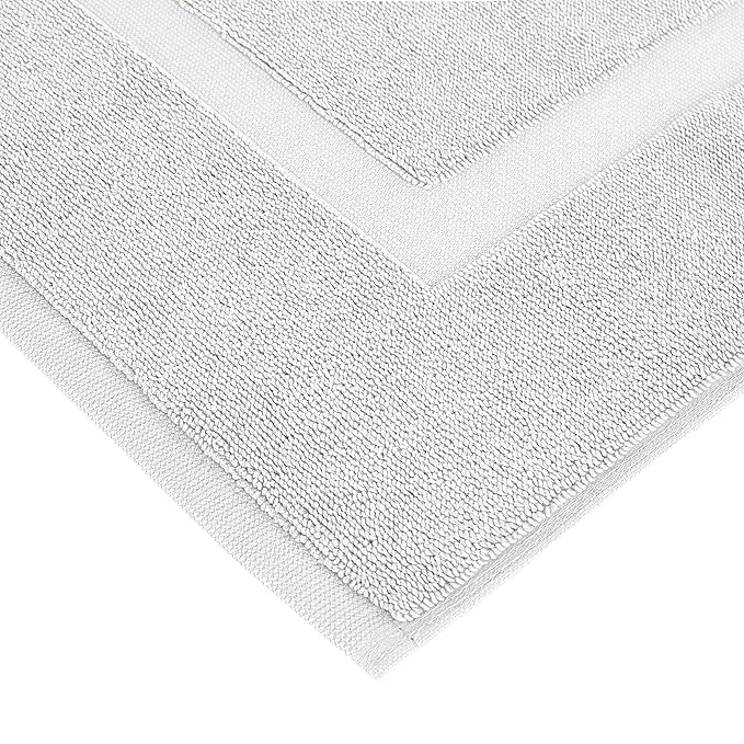 Amazon Basics Banded Bathroom Bath Rug Mat, 100% Cotton, 31 x 20 inches - Image 5