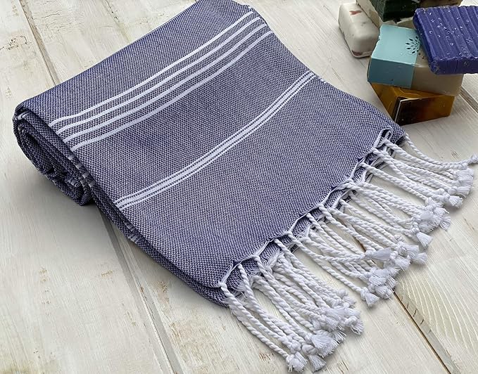 Beach Towel 100% Cotton Turkish Beach Towel Adult 38x70 Inch Pre-washed - Image 6