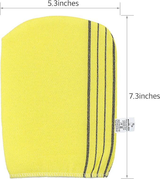 Exfoliating Glove loofah Korean Skin Care face Lip Body Scrub Body wash Dry - Image 7