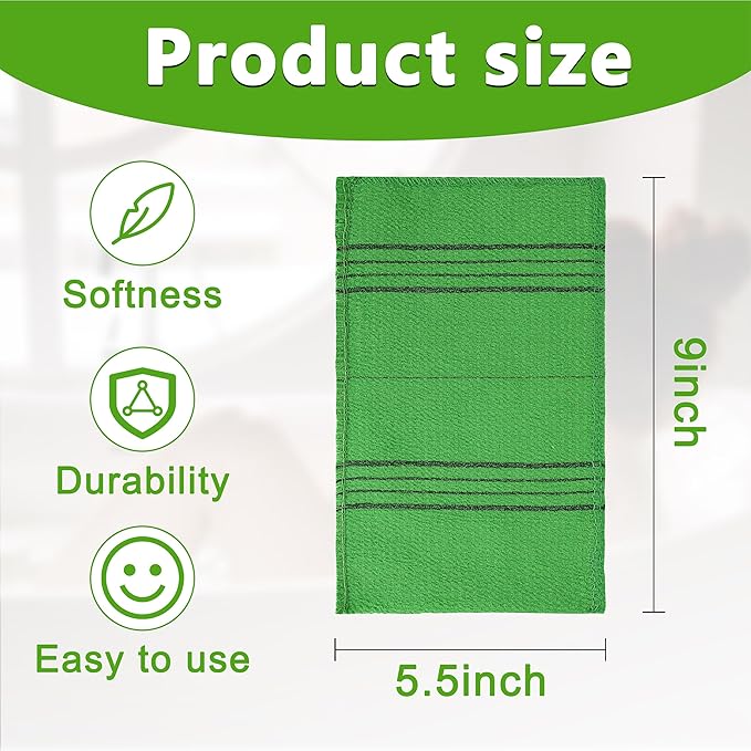 4 Pcs Korean Exfoliating Washcloth - Image 3