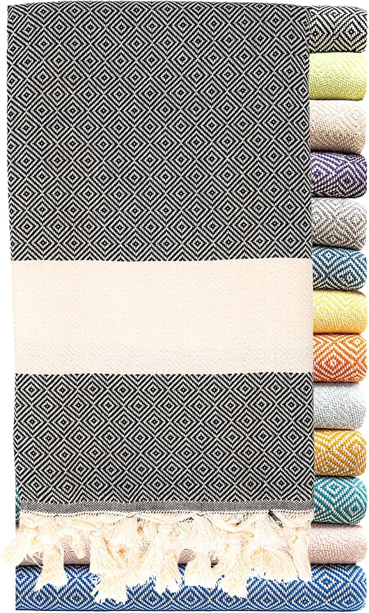 Turkish Beach Towel Oversized Clearance XL 40x71- Sand Free by RaySilver