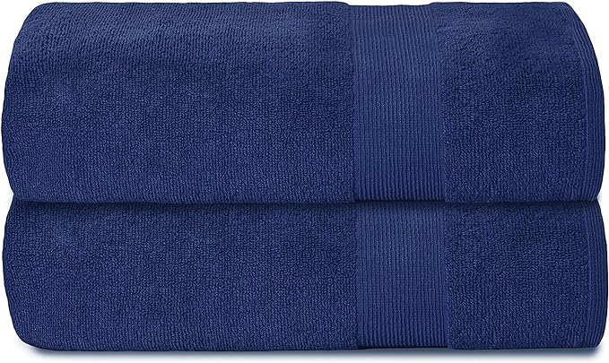 Belizzi Home Premium Cotton Oversized 2 Pack Bath Sheet 35x70-100% Pure Cotton by Unknown