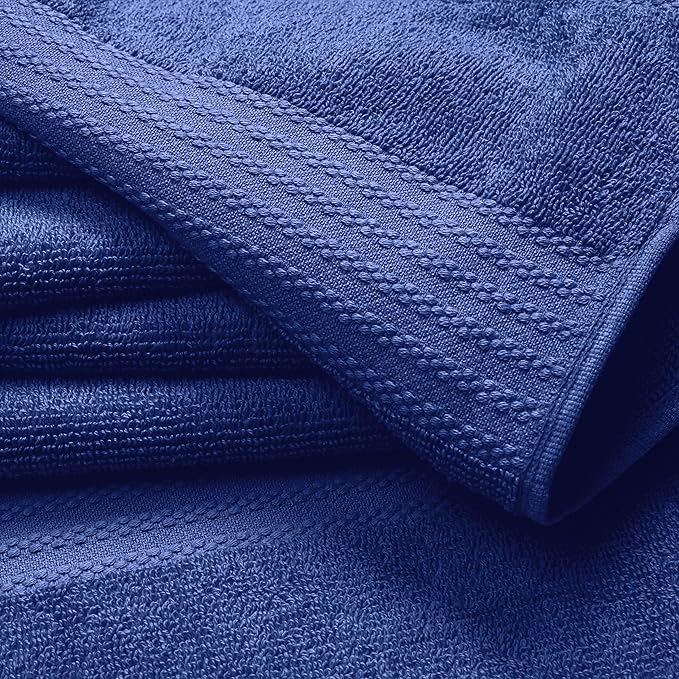 GLAMBURG Ultra Soft 12-Piece Washcloths Set 13x13-100% Ringspun Cotton - Image 2