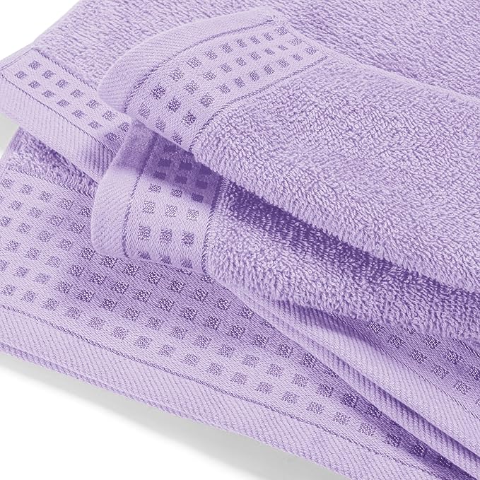 GLAMBURG Ultra Soft 4 Pack Oversized Bath Towel Set 27x54 inches, 100% Cotton - Image 2