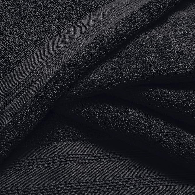 Ultra Soft 3 Pack Cotton Towel Set, Contains a Bath Towels 28x55 inch, a Hand - Image 2