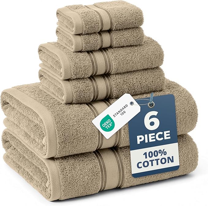 LANE LINEN Luxury Bath Towels Set by LaneLinen