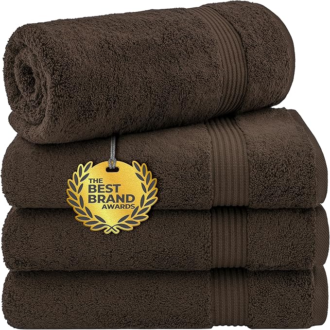 Cotton Paradise 4 Piece Turkish Bath Towels by UNITEDHOMETEXTILE
