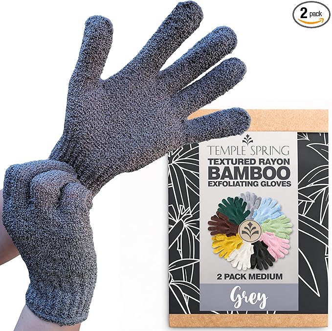Temple Spring Shower Gloves Exfoliating by TempleSpring%7CRelaxRefreshRecharge