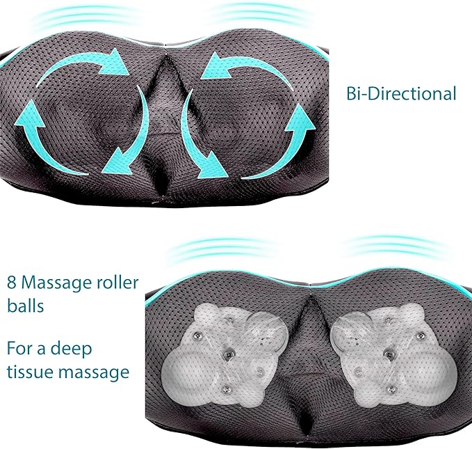 InvoSpa Shiatsu Neck and Back Massager - Image 3