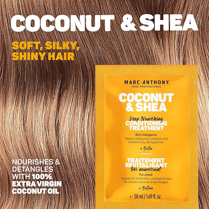 Marc Anthony Coconut & Shea Travel Size Mask Sachet Bundle - Image 4