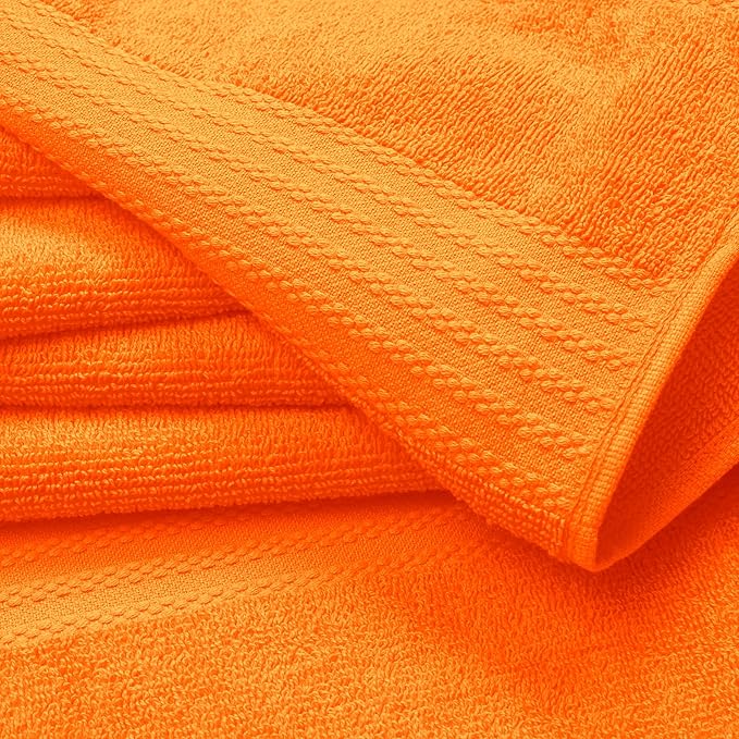 GLAMBURG Ultra Soft 6-Piece Hand Towel Set 16x28-100% Ringspun Cotton - Image 2