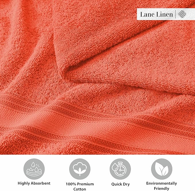 LANE LINEN 100% Cotton Zero Twist, Bath Towels - Image 6