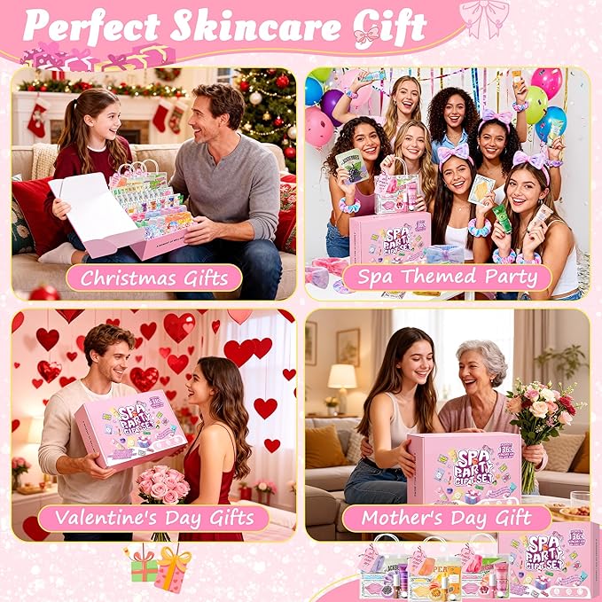 136 PCS Party Favors Bags for Eye Mask Lip Balm Hand Cream & Face Mask Skincare - Image 8