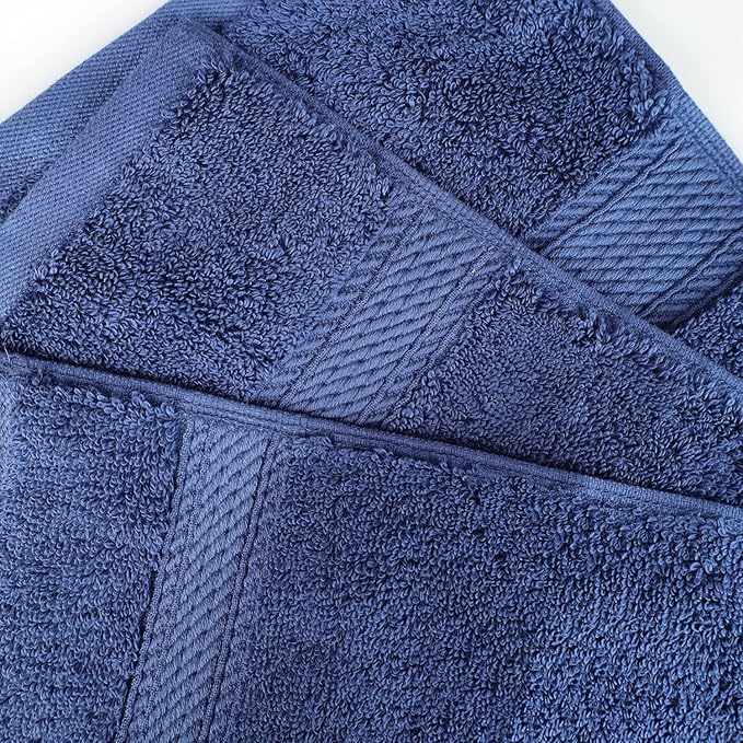 SUPERIOR Egyptian Cotton Pile 8 Piece Towel Set, Includes 2 Bath, 2 Hand - Image 7